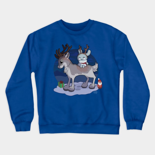 Garden Paws Winter Design Crewneck Sweatshirt by bittentoast